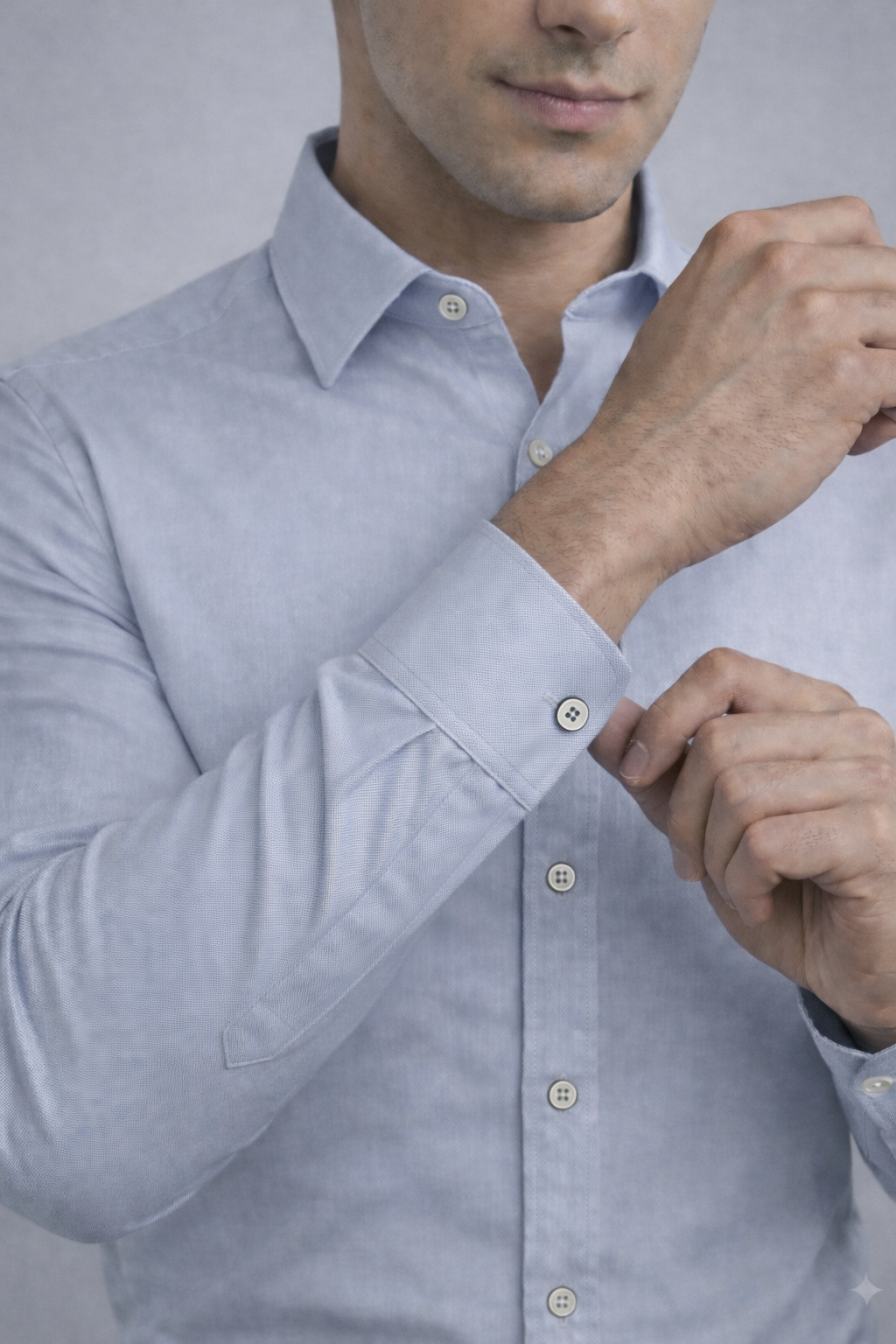 Amazon Grey Formal Shirt 4 Cuff