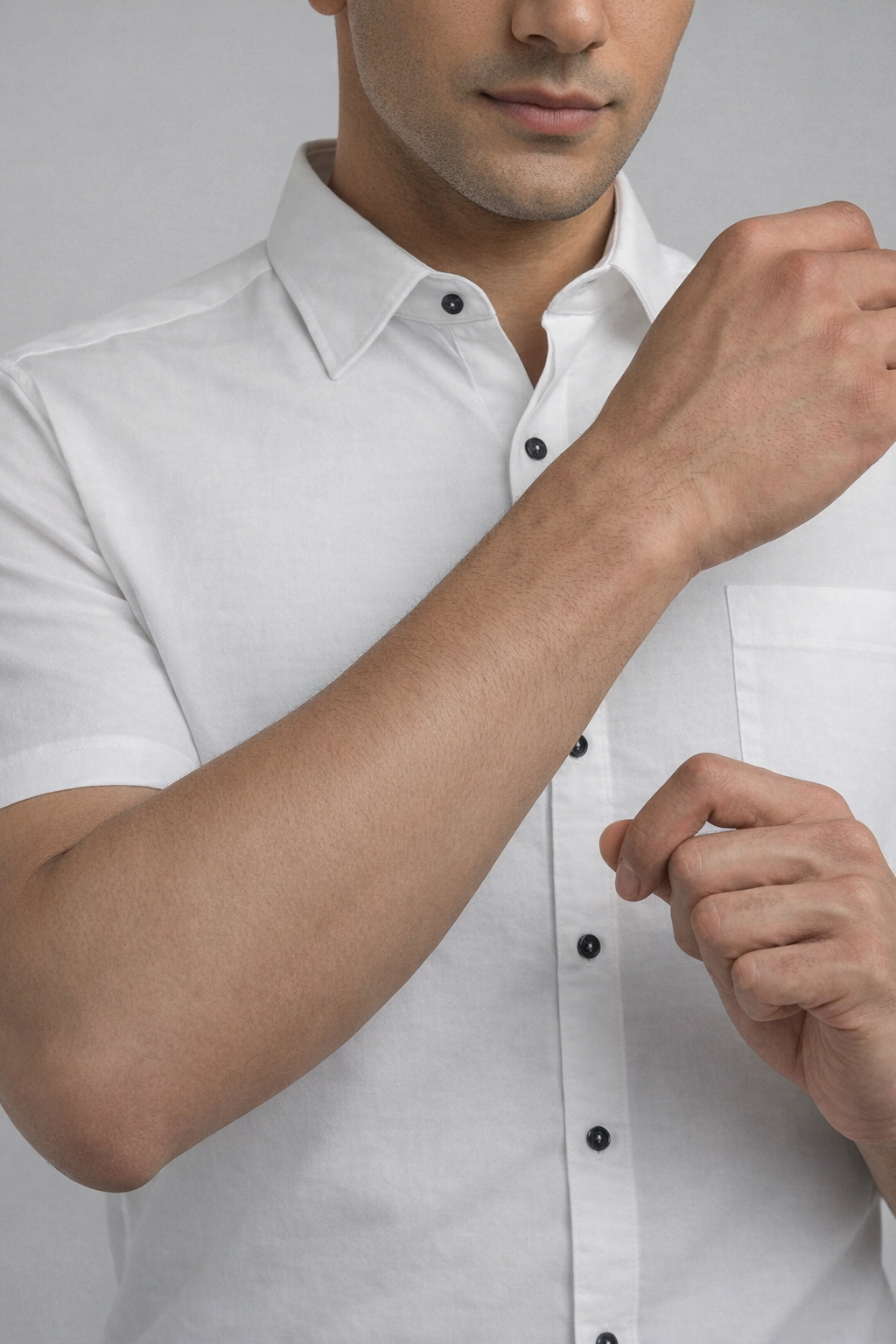 Amazon Grey Casual Shirt 9 Cuffs