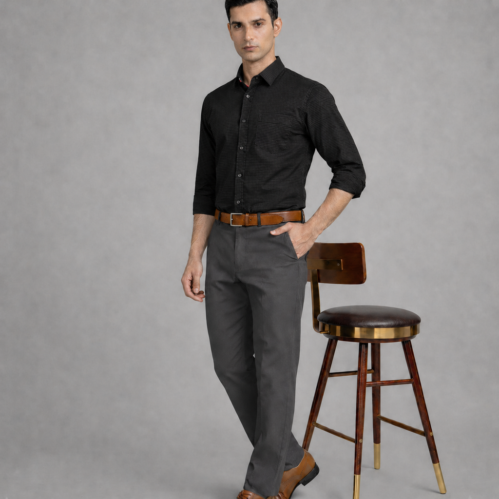 Amazon Charcoal Party Shirt 5 Full Front