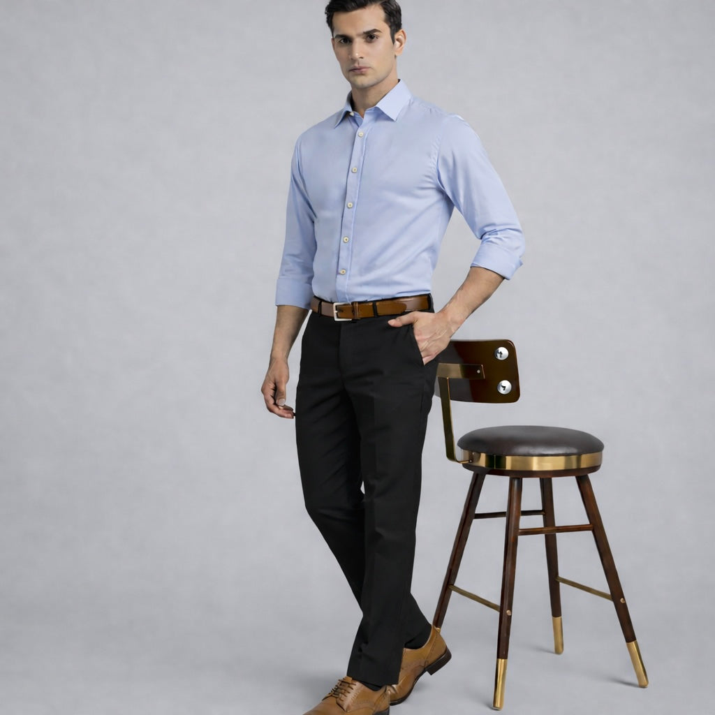 Amazon Grey Formal Shirt 3 Full front