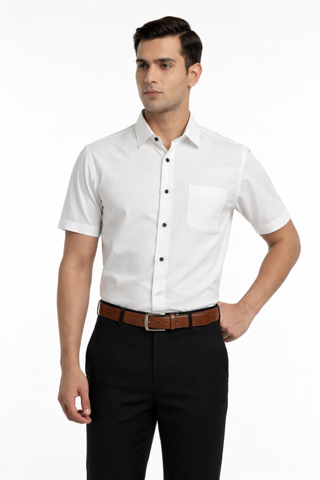 Amazon Grey Casual Shirt 9 Half Front